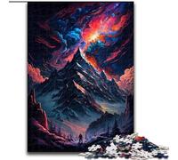 Puzzle da 1000 pezzi Puzzle mistici della vetta della montagna per adulti, dimensioni 50x75cm, gioco interattivo per famiglie, vacanze, gioco di attività per famiglie