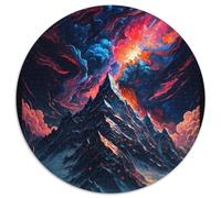 Puzzle da 1000 pezzi "Puzzle mistico della vetta della montagna" per adulti, gioco rompicapo, gioco interattivo per famiglie, adatto dai 14 anni in su, 67,5x67,5 cm