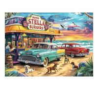 Puzzle da 1000 pezzi, puzzle per adulti, un puzzle impegnativo, per tutta la famiglia, regali per donne, regali per uomini, tema: Seaview Campground