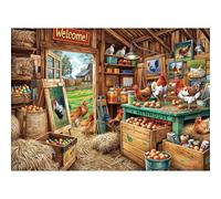 Puzzle da 1000 pezzi, puzzle per adulti, un puzzle impegnativo, per tutta la famiglia, regali per donne, regali per uomini, tema: pollaio