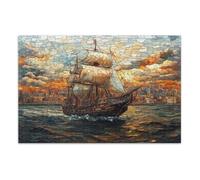 Puzzle da 1000 pezzi - Puzzle per adulti Una nave medievale