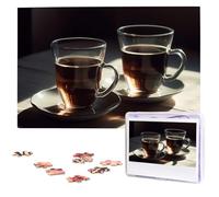 Puzzle da 1000 pezzi Puzzle personalizzato per adulti Delizioso caffè Foto Puzzle personalizzati da foto Puzzle in legno Classico puzzle per regali di compleanno di nozze in famiglia