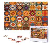 Puzzle da 1000 pezzi Puzzle personalizzato per adulti Gruppo di immagini geometriche marocchine Puzzle personalizzati da foto Puzzle in legno Puzzle classico per regali di compleanno di nozze in