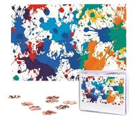 Puzzle da 1000 pezzi Puzzle personalizzato per adulti Modello di schizzi di vernice Puzzle con immagini Puzzle personalizzati da foto Puzzle in legno Classico Puzzle per famiglia Matrimonio Regali di