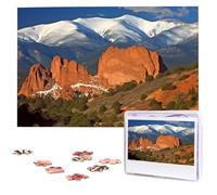 Puzzle da 1000 pezzi Puzzle personalizzato per adulti Pikes Peak Colorado Puzzle con immagini Puzzle personalizzati da foto Puzzle in legno Classico puzzle per regali di compleanno di nozze in