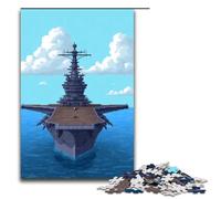 Puzzle da 1000 pezzi puzzle portaerei per adulti giochi di legno per famiglie 1000 pezzi (75x50 cm)