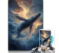 Puzzle da 1000 pezzi, puzzle spirituale con balena, 1000 pezzi per adulti e adolescenti, allena il cervello e le mani, regali per amici e familiari, 50x75cm