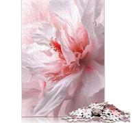 Puzzle da 1000 pezzi, puzzle vintage con fiori rosa, poster per adulti e puzzle di carta, gioco educativo per famiglie, 1000 pezzi (75x50 cm)