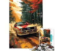 Puzzle da 1000 pezzi Quattro Rally Car Gioco per famiglie Sfida di intelligenza Giocattolo avvincente Ottimo regalo per chi ama giocare Migliora la memoria (dimensioni 38x26cm)