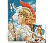 Puzzle da 1000 pezzi raffigurante Atena, la dea della guerra Gioco per famiglie, rilassante e stimolante per la mente compleanno e Natale 38x52cm