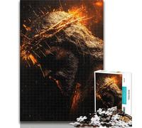 Puzzle da 1000 pezzi raffigurante Gesù d'oro, per adulti, 1000 pezzi, allena il cervello e le mani, regalo per amici e familiari, 50x75cm