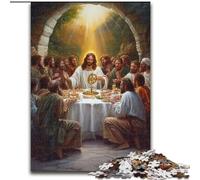 Puzzle da 1000 pezzi raffigurante Gesù, per adulti, perfetto regalo di Natale e Capodanno, regalo per le feste (dimensioni 50x75cm)