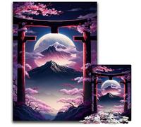 Puzzle da 1000 pezzi raffigurante il cancello di Torii giapponese, per adulti, perfetto per riunioni di famiglia, compleanni e festività, 50x75CM/19,68x29,52 pollici.