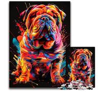 Puzzle da 1000 pezzi raffigurante il cane Shar-Pei cinese, in cartone, per adulti, gioco rompicapo, gioco interattivo per famiglie, adatto dai 14 anni in su, 26X38CM/10,23x14,96 pollici.