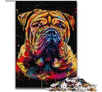 Puzzle da 1000 pezzi raffigurante il cane Shar-Pei cinese realizzato in legno regalo perfetto per ragazzi dai 14 anni in su gioco rompicaporegalo perfetto per una serata di giochi in famiglia