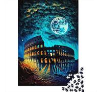 Puzzle da 1000 pezzi raffigurante il Colosseo di Roma, per adulti, regalo di Halloween, puzzle per adulti, decorazione per la casa, giocattoli puzzle da 1000 pezzi (38x26 cm)