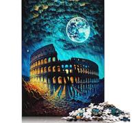 Puzzle da 1000 pezzi raffigurante il Colosseo di Roma, puzzle di difficoltà elevata, gioco educativo, giocattolo, decorazione per la famiglia, 1000 pezzi (75x50 cm)