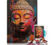 Puzzle da 1000 pezzi raffigurante il dipinto a olio di Buddha, per adulti e adolescenti, gioco per famiglie, antistress, sfida difficile, regali di Babbo Natale segreto, 50x75cm