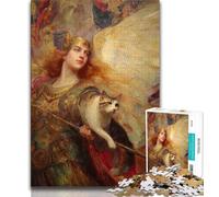 Puzzle da 1000 pezzi raffigurante il dipinto di Gaston Bussieres, regalo per adulti, difficile da completare ma divertente e umoristico, decorazione unica per la casa e regalo (50x75cm)