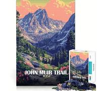 Puzzle da 1000 pezzi raffigurante il John Muir Trail,paesaggio degli Stati Uniti Incastro perfetto per giocare,concentrarsi e divertirsi,ideale per rilassarsi e dedicarsi al gioco Regalo di Natale