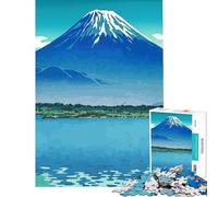 Puzzle da 1000 pezzi raffigurante il lago Shoji e il monte Fuji Gioco pratico e coinvolgente per sviluppare la pazienza ideale come regalo o decorazione per la casa (dimensioni 75x50cm)