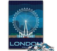 Puzzle da 1000 pezzi raffigurante il paesaggio urbano di Londra,per adulti e adolescenti,giocattoli,giochi educativi,regali di Babbo Natale segreto antistress per bambini dai 14 anni in su,1000 pezzi