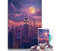 Puzzle da 1000 pezzi raffigurante il paesaggio urbano di New York, ideale come regalo per adolescenti, giochi divertenti per tutta la famiglia (38x26cm)
