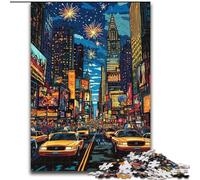 Puzzle da 1000 pezzi raffigurante il paesaggio urbano di New York per adulti e adolescenti, un gioco stimolante, ideale come regalo per tutta la famiglia (26x38cm)