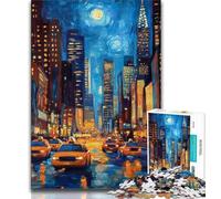 Puzzle da 1000 pezzi raffigurante il paesaggio urbano di New York per adulti e ragazzi,difficili da completare ma divertenti e divertenti,ideali come decorazioni per la casa e come regalo unici
