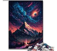 Puzzle da 1000 pezzi raffigurante la cima di una montagna mistica, in legno, ideale per decorare casa e ufficio, regalo perfetto per il compleanno, 1000 pezzi(50x75cm)