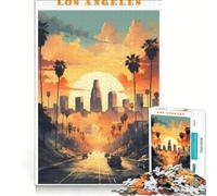 Puzzle da 1000 pezzi raffigurante la città di Los Angeles gioco educativo decorazione perfetta compleanno e Natale 38x26cm