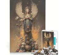 Puzzle da 1000 pezzi raffigurante la Dea Fortuna, ideale per rilassarsi, stimolare la mente e la creatività, perfetto per collezionisti e artisti 38x26cm