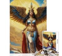 Puzzle da 1000 pezzi raffigurante la dea Iside giocattolo da parete ottimo regalo e gioco rompicapo adatto per la decorazione della scrivania dimensioni 38x52cm