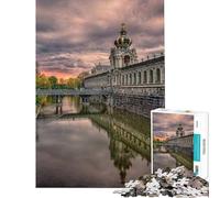 Puzzle da 1000 pezzi raffigurante la famosa Porta della Corona di Dresda prodotto da Zwinger Gioco educativo giocattolo coinvolgente per coltivare la pazienza l'arte l'analisi e la logica (38x52cm)