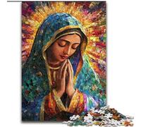 Puzzle da 1000 pezzi raffigurante la Madonna di Guadalupe in preghiera, per adolescenti, adatto a persone dai 14 anni in su, idee regalo per la decorazione della casa (50x75cm)