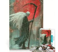 Puzzle da 1000 pezzi raffigurante la Morte nella neve, gioco educativo, antistress, compleanno e Natale 50x75cm
