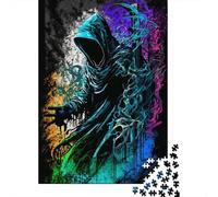 Puzzle da 1000 pezzi raffigurante la morte, per adulti, gioco educativo di puzzle di carta per adolescenti adulti, 1000 pezzi (38x26 cm)
