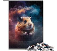 Puzzle da 1000 pezzi raffigurante la Nebulosa del Criceto, per adulti. Sviluppa la coordinazione occhio-mano, perfetto come regalo di compleanno (dimensioni 26x38cm).