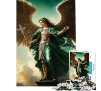Puzzle da 1000 pezzi raffigurante l'Arcangelo Raffaele Un gioco avvincente per coltivare la pazienza rilassante e antistress Un'ottima idea regalo (Dimensioni 50x75cm)