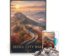 Puzzle da 1000 pezzi raffigurante le mura della città di Seoul, Corea, gioco per tutta la famiglia, divertente e spiritoso, compleanno e Natale 38x52cm