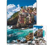 Puzzle da 1000 pezzi raffigurante paesaggi urbani italiani,regalo per adolescenti,attività divertenti da svolgere a casa con assemblaggio di modelli,regalo di compleanno,regalo da viaggio (38x26cm)
