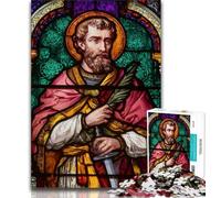 Puzzle da 1000 pezzi raffigurante San Giovanni Battista, gioco educativo, decorazione da parete, compleanno e Natale (75x50cm)