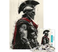 Puzzle da 1000 pezzi raffigurante un antico guerriero spartano Gioco educativo per sfide e divertimento ideale come regalo o per passare il tempo durante le vacanze (dimensioni 38x52cm)