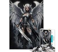 Puzzle da 1000 pezzi raffigurante un Arcangelo guerriero ideale per compleanni e Natale Decorazione perfetta giocattolo fai-da-te adatto a partire dai 14 anni (50x75cm)