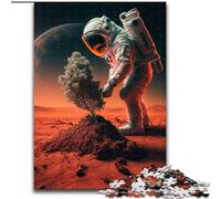 Puzzle da 1000 pezzi raffigurante un astronauta nello spazio, in cartone, per adulti, dimensioni 26x38cm, idea regalo per una sfida mentale, attività educativa per adolescenti.