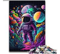 Puzzle da 1000 pezzi raffigurante un astronauta nello spazio, per adulti, dimensioni 26x38cm, ideale per adolescenti e collezionisti, regalo da viaggio, attività per famiglie