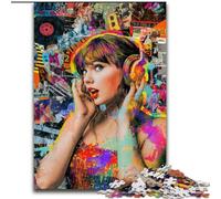Puzzle da 1000 pezzi raffigurante un attore, realizzato in legno, ideale per decorare casa e ufficio, regalo perfetto per compleanni, dimensioni 50X75cm, per uomini e donne