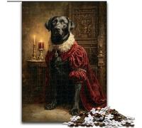 Puzzle da 1000 pezzi raffigurante un cane, aiuta il cervello a esercitare i giocattoli che creano dipendenza e coltivano la pazienza Decorazione perfetta (dimensioni 26x38cm)