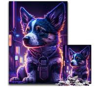 Puzzle da 1000 pezzi raffigurante un cane o un essere umano, idea regalo per adulti, attività per famiglie, decorazioni fai da te per la casa, regalo di Natale, 50x75cm/19,68x29,52 pollici