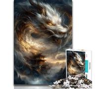 Puzzle da 1000 pezzi raffigurante un drago cinese, per adolescenti e adulti, un gioco stimolante, ideale come regalo per tutta la famiglia, 50x75cm